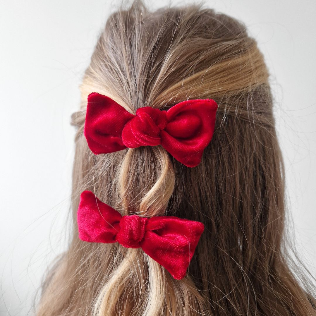 Samta matu sprādzīšu komplekts - ogu sarkans