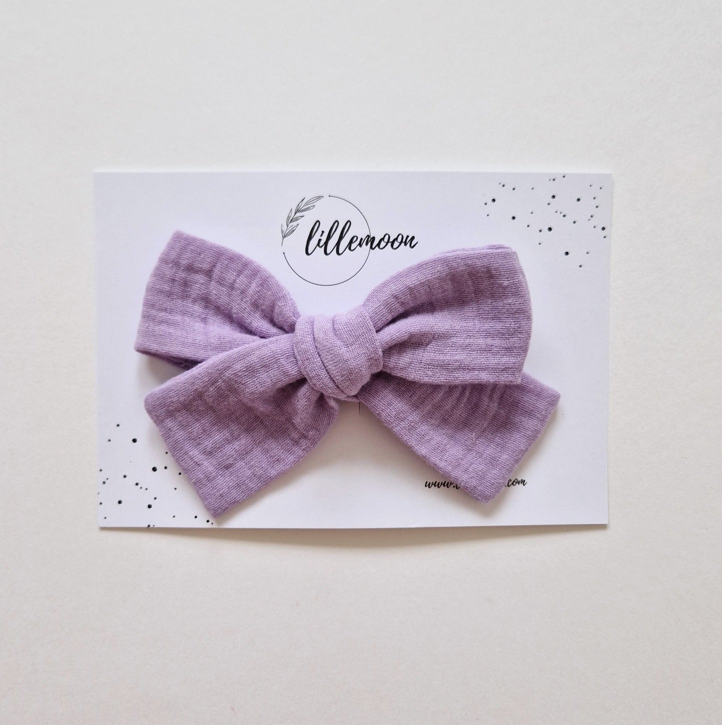 Lielā muslina matu bante - lavanda