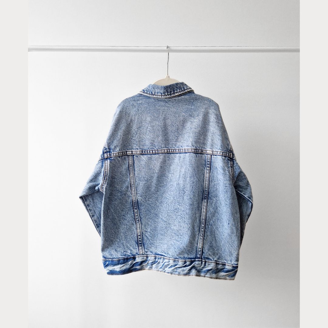 Pre-Loved Kids H&M bērnu džinsu jaka | 8–9 gadi, 100% kokvilna