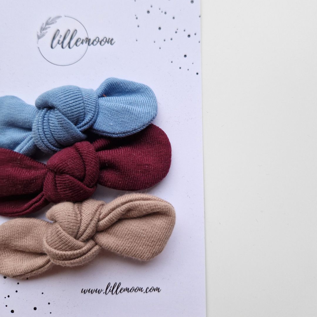 Bantīšu komplekts - mini sprādzītes rudens debesis I -30%