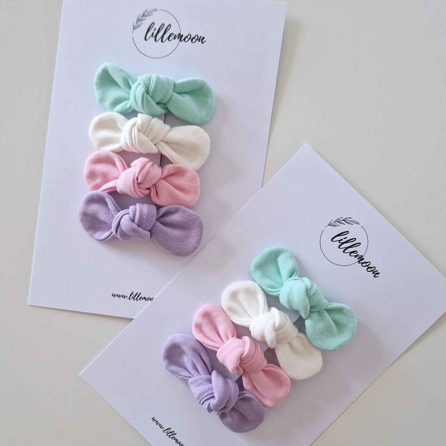 Bantīšu komplektiņš - mini sprādzītes zefīriņi I -30%