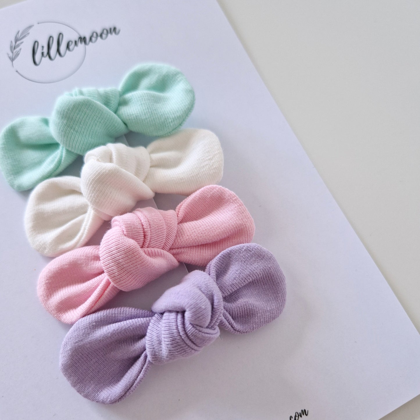 Bantīšu komplektiņš - mini sprādzītes zefīriņi I -30%