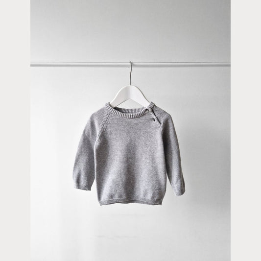 Pre-Loved Kids Knit Džemperis – Pelēks | 74 izm.