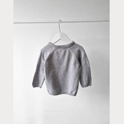 Pre-Loved Kids Knit Džemperis – Pelēks | 74 izm.