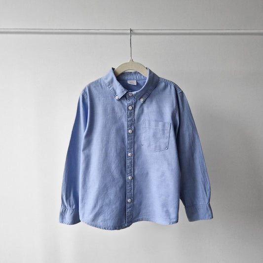 Pre-Loved Kids Kokvilnas krekls – Gaiši zilā klasika I 116 izm.