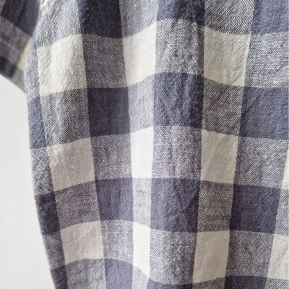 Pre-Loved Kids Lina-Kokvilnas krekls – Balti pelēkā rūtiņa I 116 izm.