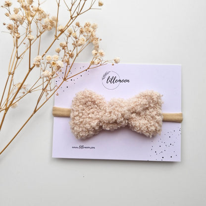 Teddy bantīte ar sprādzīti vai ap galviņu liekama - 5 krāsās