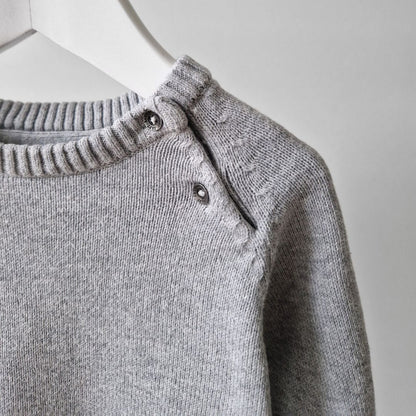 Pre-Loved Kids Knit Džemperis – Pelēks | 74 izm.