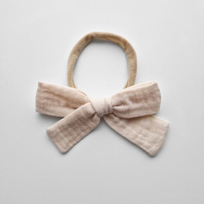 Muslina matu bantes ap galviņu liekamās - 16 krāsās