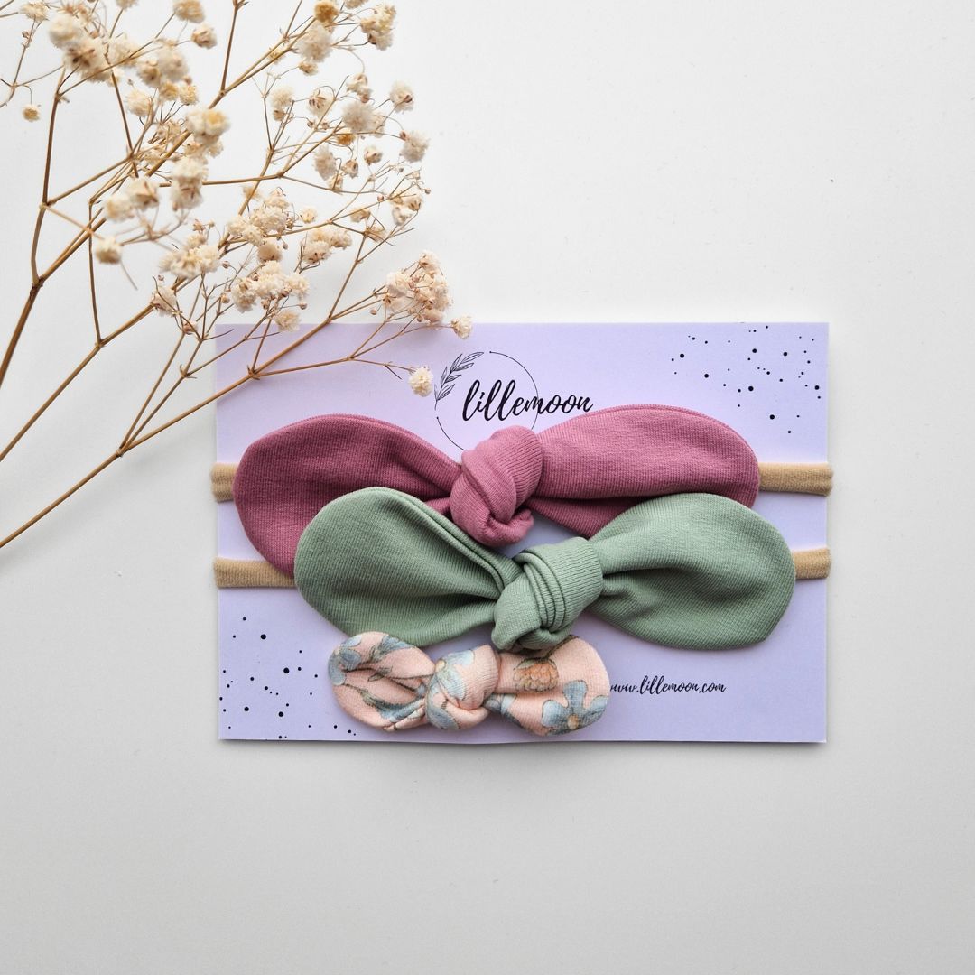 Bantīšu komplekts mazulītei - meža rīts