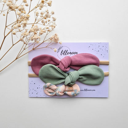 Bantīšu komplekts mazulītei - meža rīts