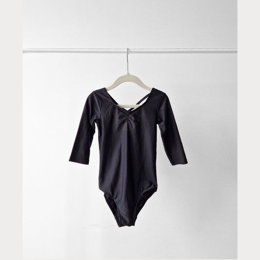 Pre-Loved Kids H&M melns deju bodijs meitenēm | 4–6 gadi / 110-116izm.