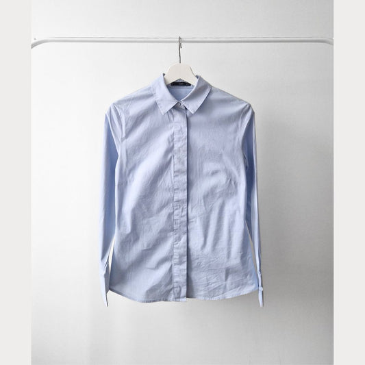 Pre-Loved MANGO gaiši zila blūze | S izm. | 100% kokvilna