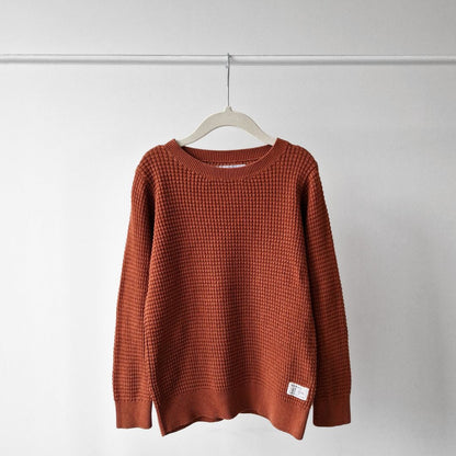 Pre-Loved Kids Soft Knit Džemperis – Karameļu brūns I 120 izm.