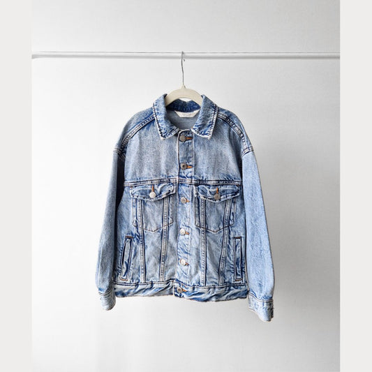 Pre-Loved Kids H&M bērnu džinsu jaka | 8–9 gadi, 100% kokvilna