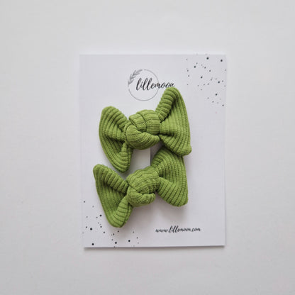 Bantīšu komplektiņš - 2 mini rievotās matu bantītes | 19 krāsās | -30%