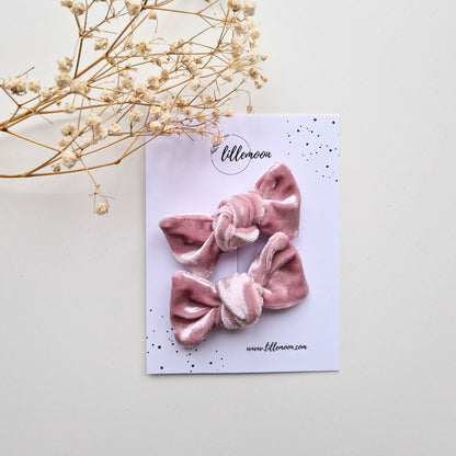 Mini samta divu bantīšu komplektiņš - 7 krāsas I -30%