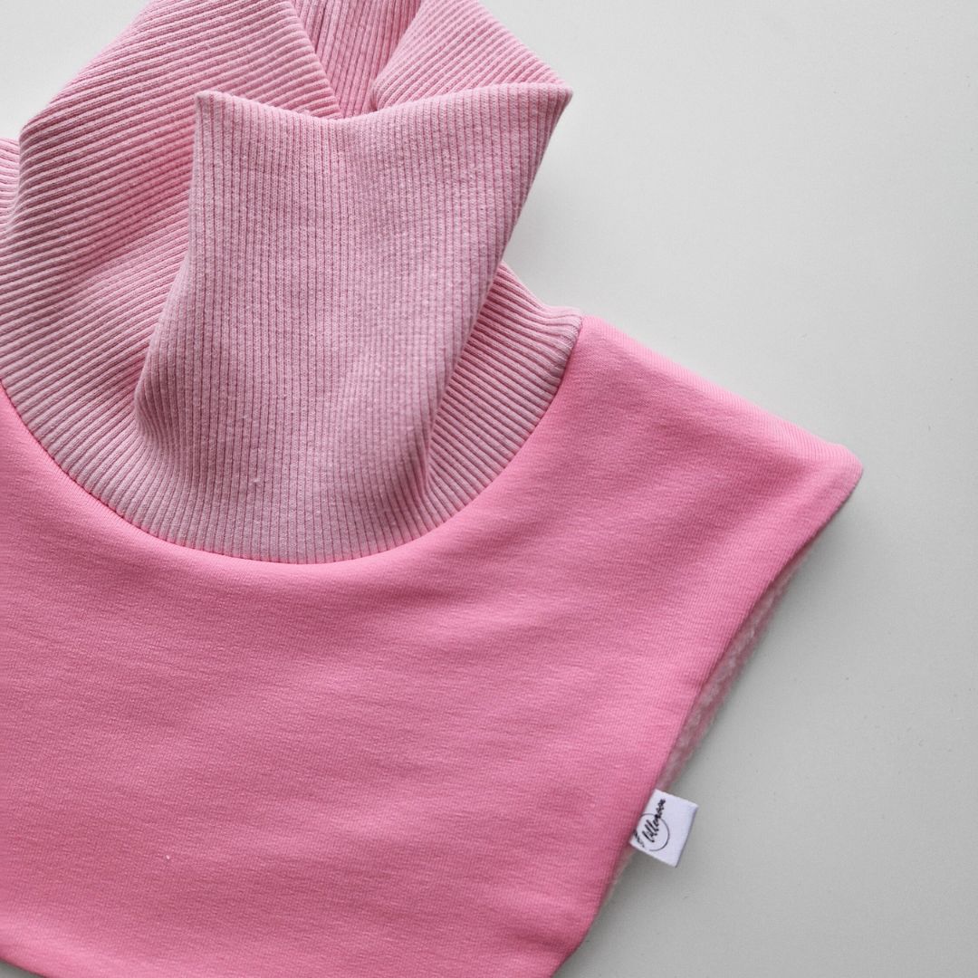 Silta apkaklīte I šalle bērniem – maigi rozā