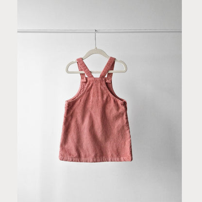 Pre-Loved Kids H&M rozā kokvilnas sarafāns I 86 izm.