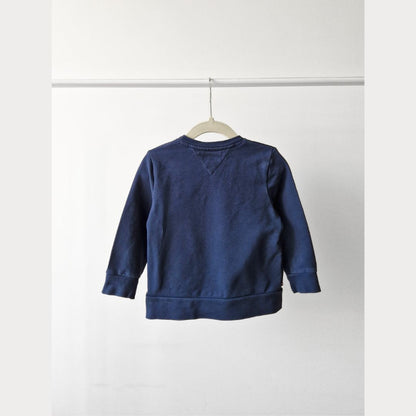 Pre-Loved Tommy Hilfiger Džemperis – Tumši zils | 86 izm.