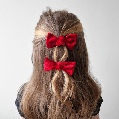 Mini samta divu bantīšu komplektiņš - 7 krāsas I -30%