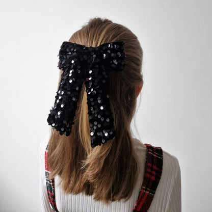 Glitteru melnā matu bante svētkiem | Ierobežots daudzums