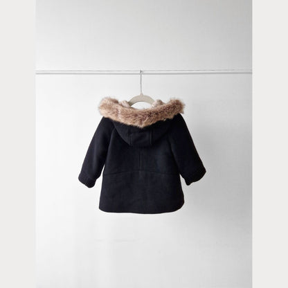 Pre-Loved Kids ZARA vilnas mētelītis no Manteco auduma | 12–18 mēneši / 86 izm.