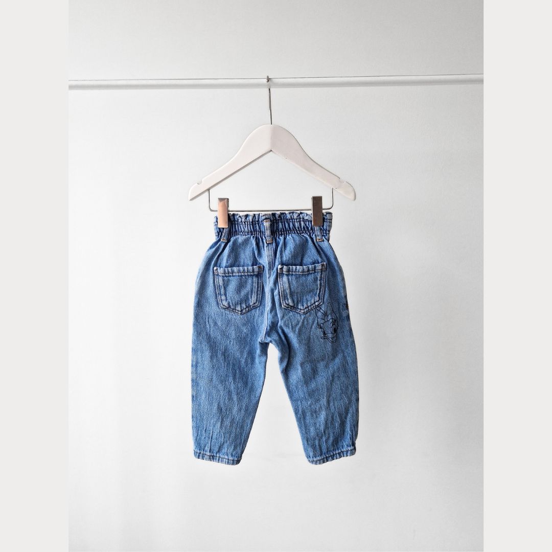 Pre-Loved Kids džinsi ar minnie apdrukām | 86 izm.