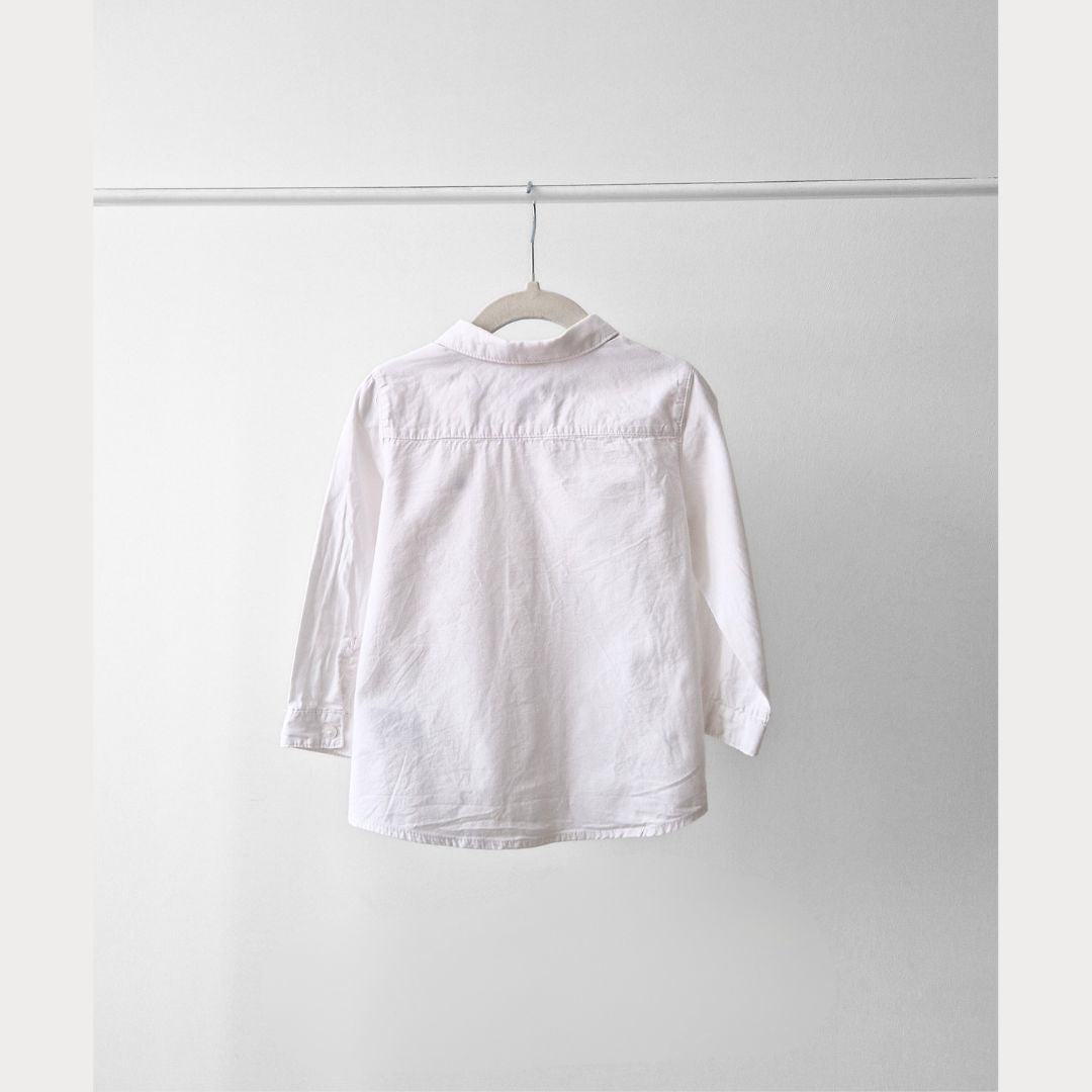 Pre-Loved Kids H&M balts kokvilnas krekls I 92 izm.