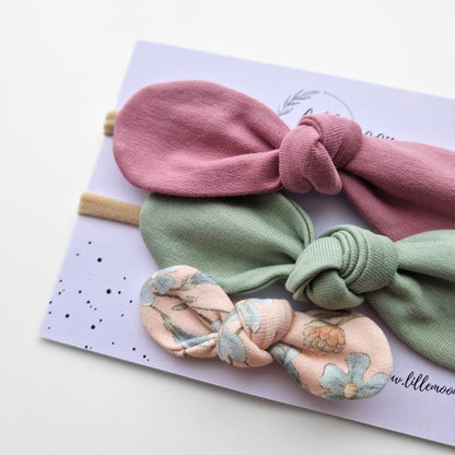 Bantīšu komplekts mazulītei - meža rīts