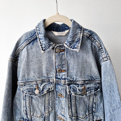 Pre-Loved Kids H&M bērnu džinsu jaka | 8–9 gadi, 100% kokvilna