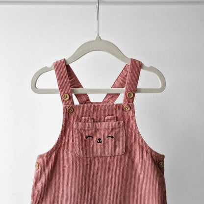 Pre-Loved Kids H&M rozā kokvilnas sarafāns I 86 izm.