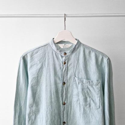 Pre-Loved Kids H&M maigi zaļš lina-kokvilnas krekls | 10–11 gadi / 146 cm