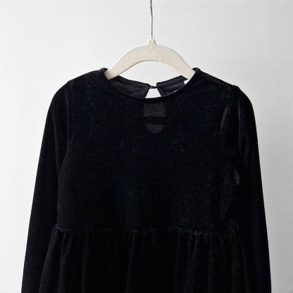 Pre-Loved Kids melna samta svētku kleita I 3–4 gadi