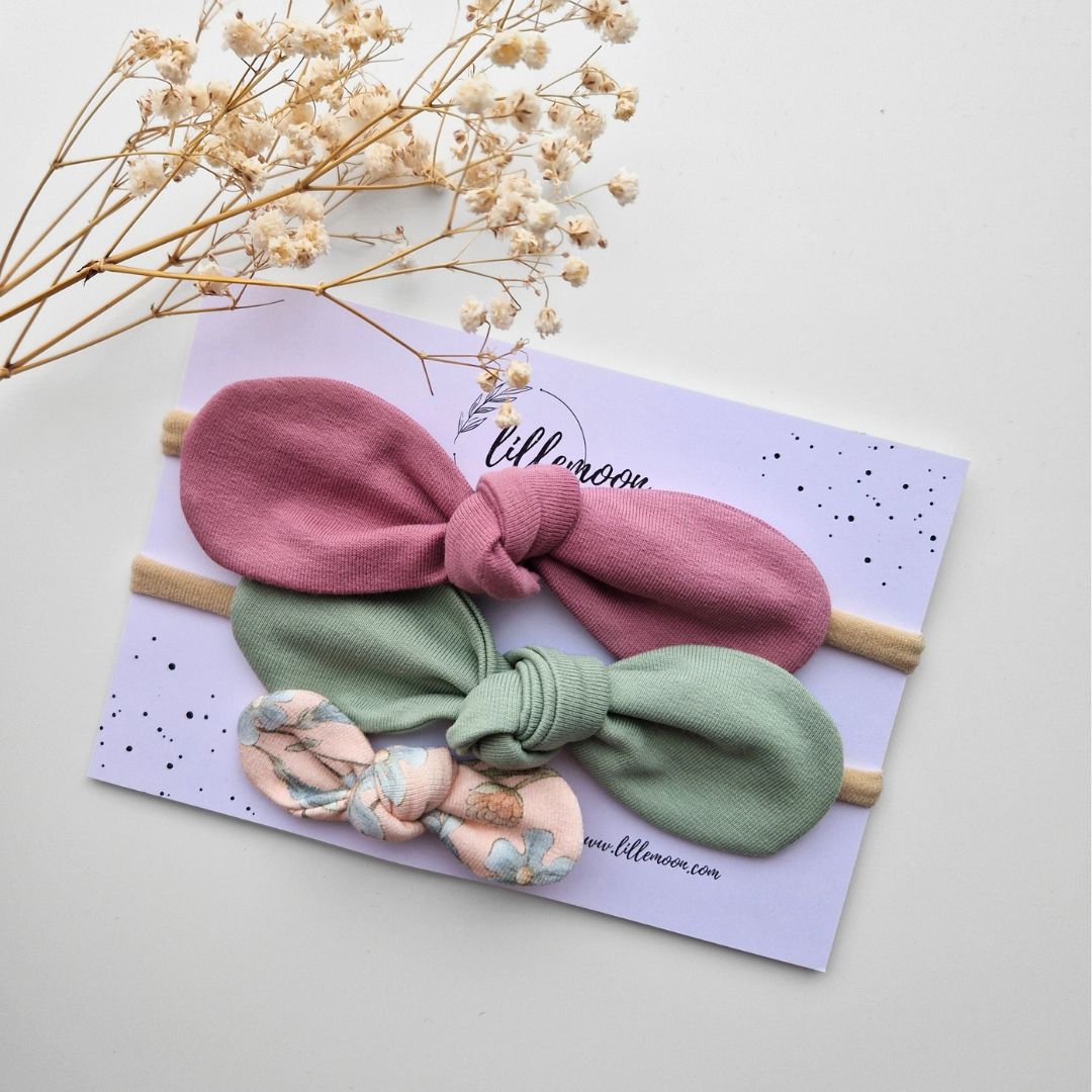 Bantīšu komplekts mazulītei - meža rīts