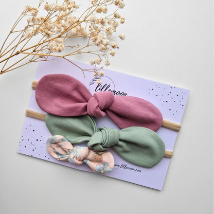 Bantīšu komplekts mazulītei - meža rīts