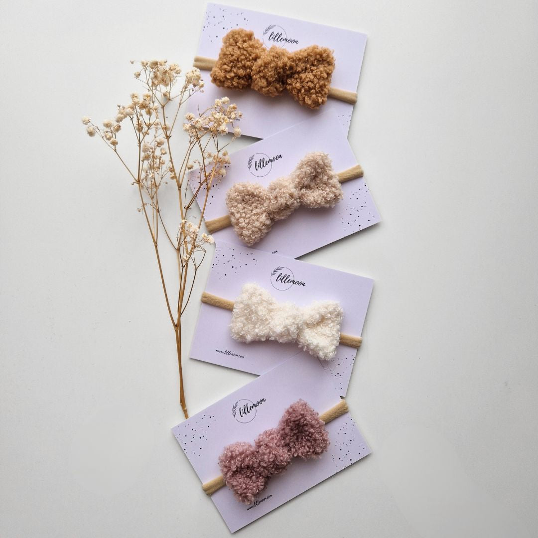 Teddy bantīte ar sprādzīti vai ap galviņu liekama - 5 krāsās