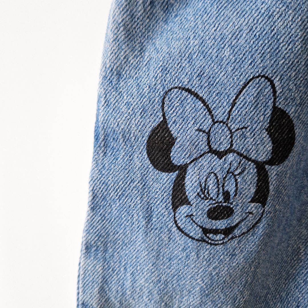 Pre-Loved Kids džinsi ar minnie apdrukām | 86 izm.