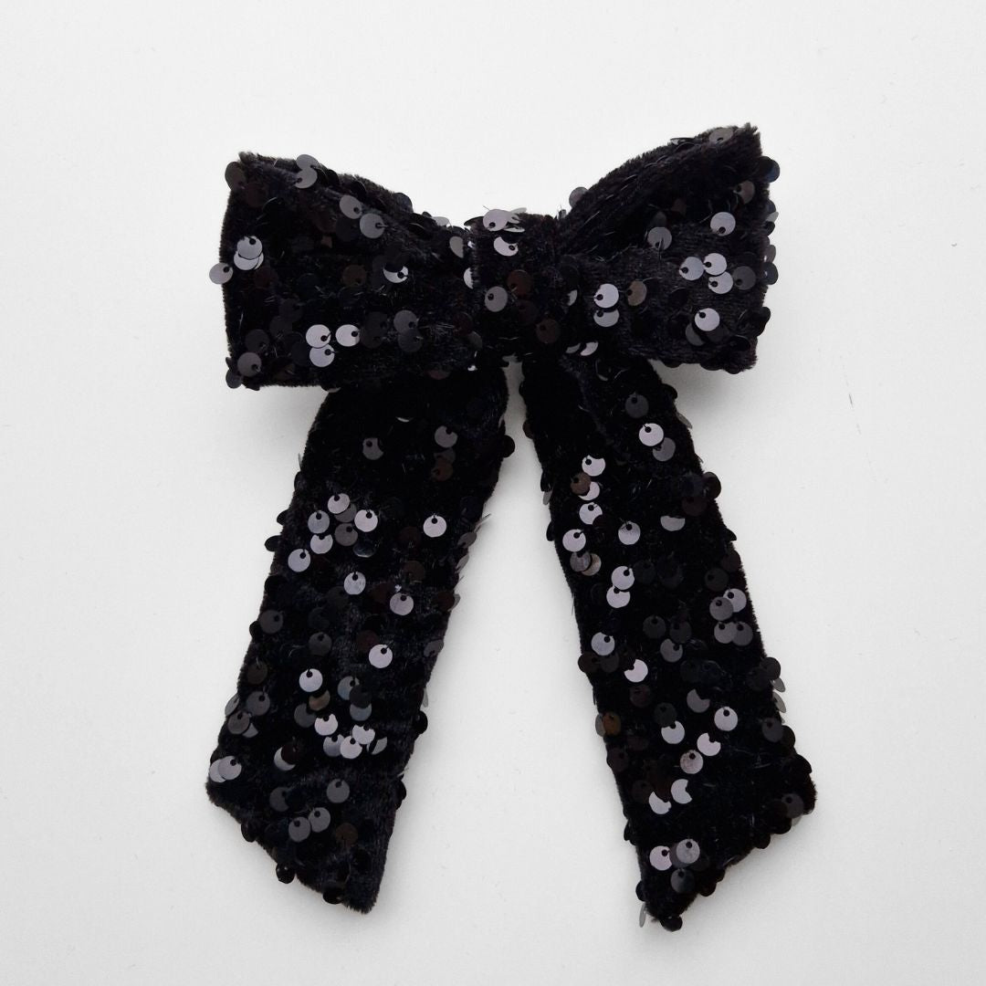 Glitteru melnā matu bante svētkiem | Ierobežots daudzums