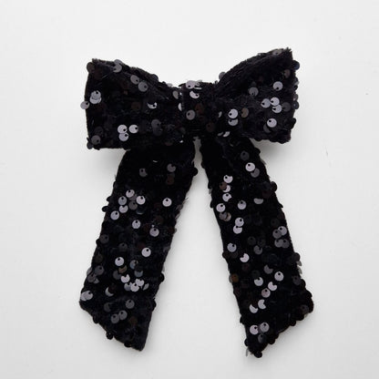 Glitteru melnā matu bante svētkiem | Ierobežots daudzums