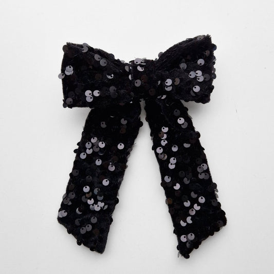 Glitteru melnā matu bante svētkiem | Ierobežots daudzums