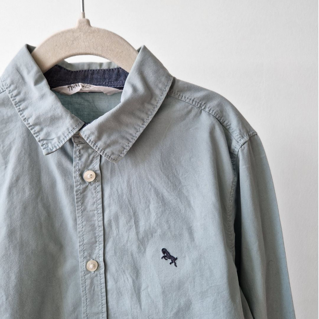 Pre-Loved Kids Kokvilnas Krekls – maigi zaļš | 134 izm.