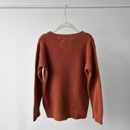 Pre-Loved Kids Soft Knit Džemperis – Karameļu brūns I 120 izm.