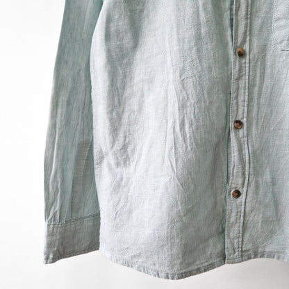 Pre-Loved Kids H&M maigi zaļš lina-kokvilnas krekls | 10–11 gadi / 146 cm