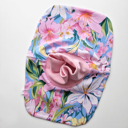 Apkaklīte I šalle bērniem bez siltinājuma - rozā ziedi