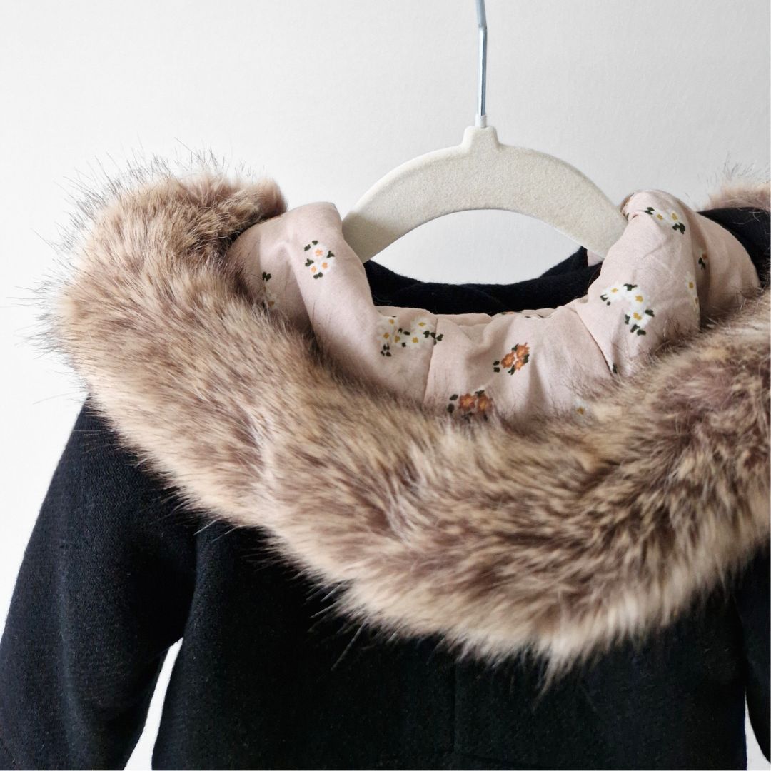 Pre-Loved Kids ZARA vilnas mētelītis no Manteco auduma | 12–18 mēneši / 86 izm.