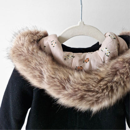 Pre-Loved Kids ZARA vilnas mētelītis no Manteco auduma | 12–18 mēneši / 86 izm.