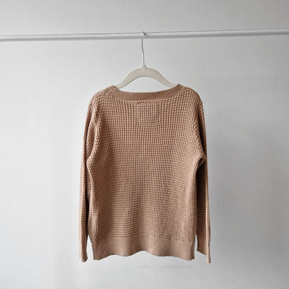 Pre-Loved Kids Soft Knit Džemperis – Smilšu I 120 izm.