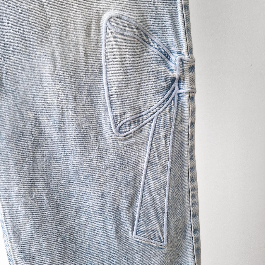 Pre-Loved Kids Lindex meiteņu džinsas ar bantēm | 12–13 gadi