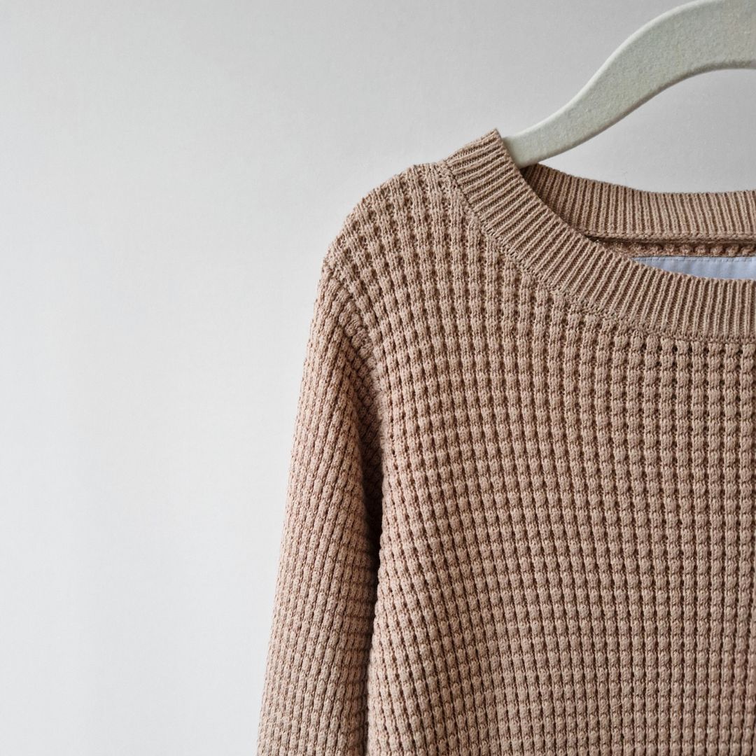 Pre-Loved Kids Soft Knit Džemperis – Smilšu I 120 izm.